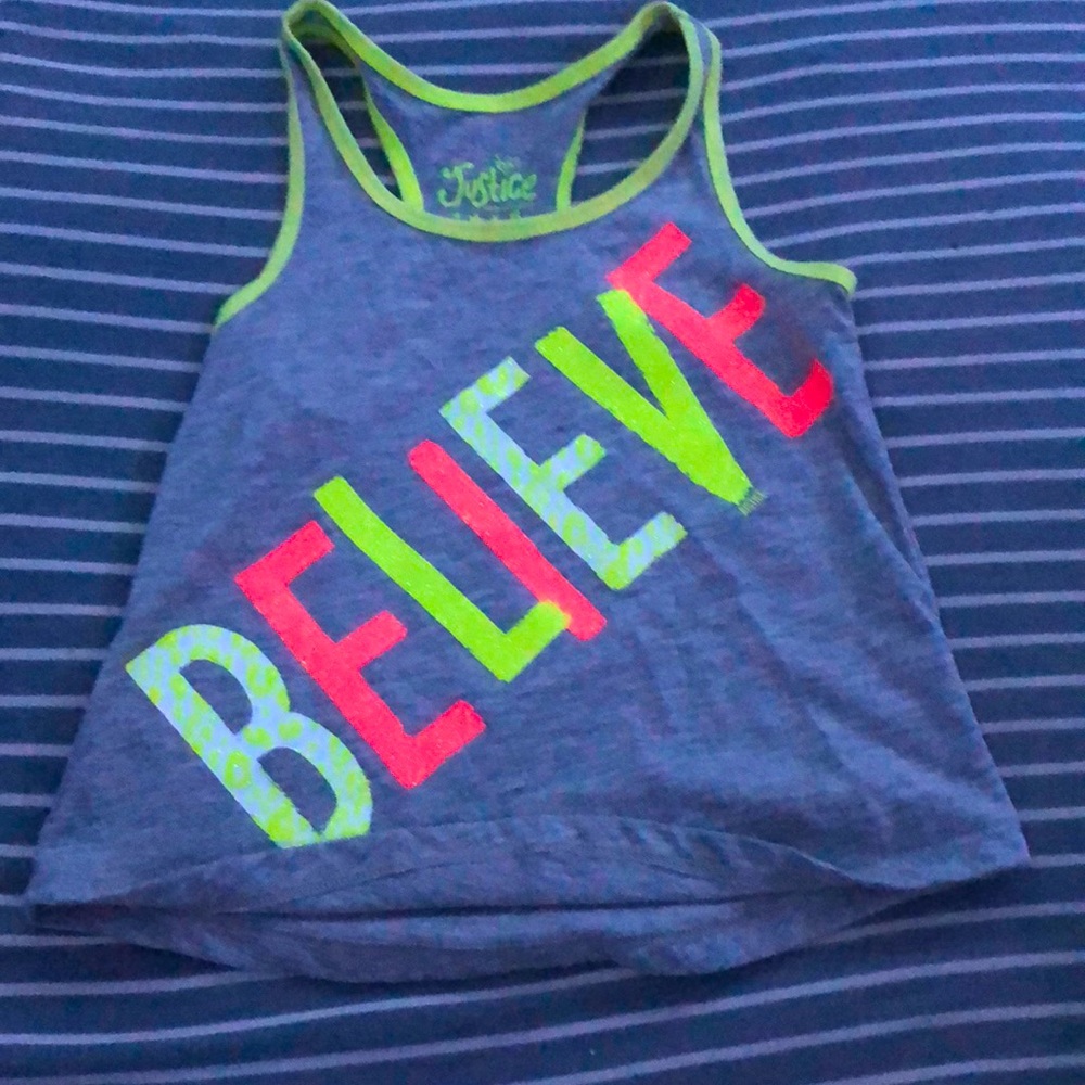 Justice tank top